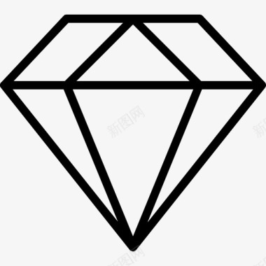 钻石奖励超级简单图标图标
