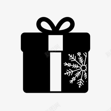 圣诞礼物盒子礼物图标图标