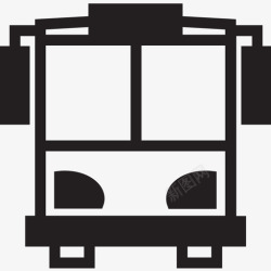 矢量公路车辆公共汽车乘客公共交通工具图标高清图片