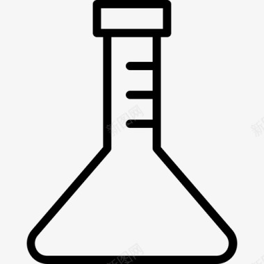 小烧杯烧杯实验超级简单图标图标