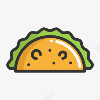 水果矢量塔科-Taco图标