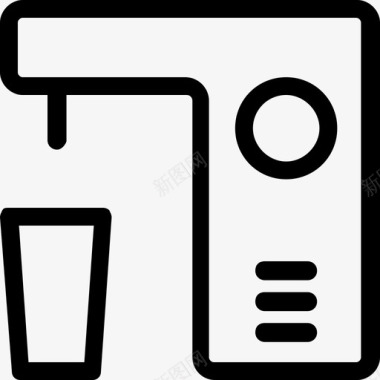 果汁插图果汁机机器厨房收藏图标图标