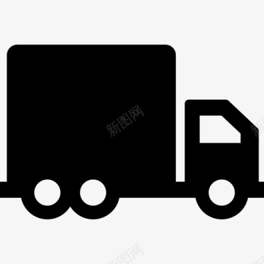 六轮卡车运输网络图形界面图标图标