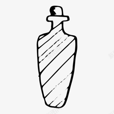 酒精瓶子罗马图标图标