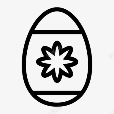 节日庆祝鸡蛋庆祝复活节图标图标