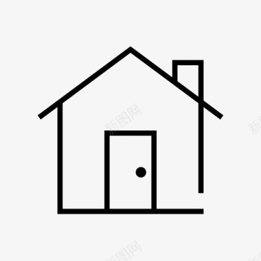 房产logo房屋建筑物住宅图标图标