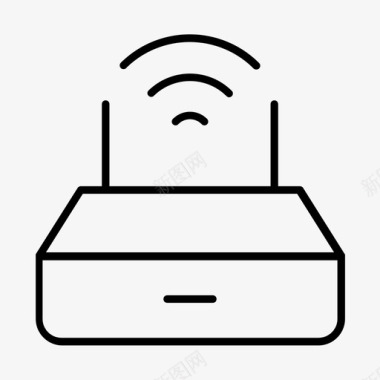 互联网wifi路由器互联网网络图标图标