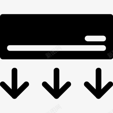 客厅空调空调家具雕纹图标图标