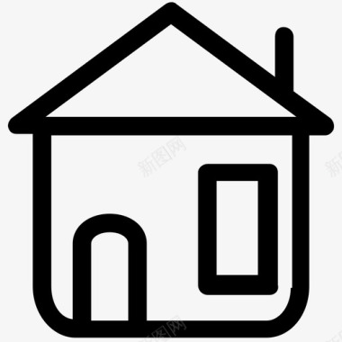 房产住宅单页住宅公寓房产图标图标