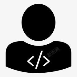 程序员的标志开发者代码程序员图标高清图片