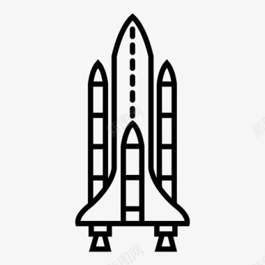 航天飞机火箭飞船图标图标