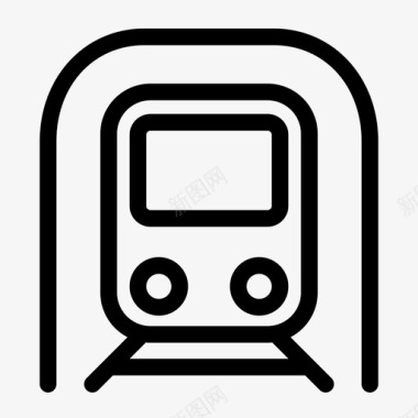 地铁标识地铁车站火车图标图标