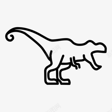 恐龙动物头骨恐龙动物霸王龙图标图标