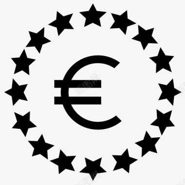 外汇欧元欧元区外汇图标图标