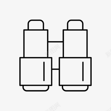 图标眼睛观察望远镜设备眼睛图标图标