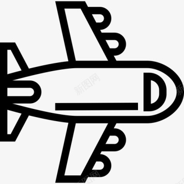 飞机空客波音图标图标