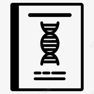 DNA封面科学书籍生物技术dna图标图标