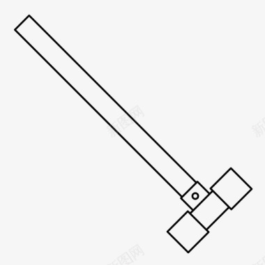 武器锤子封建武器战斗图标图标