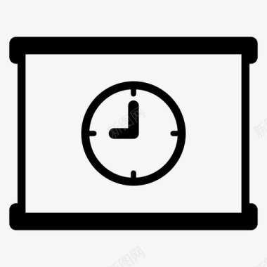 报告上课时间营业时间会议时间图标图标