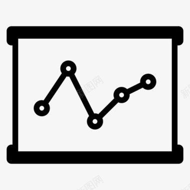 线图线图分析数学图标图标