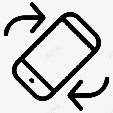 短信手机icon智能手机旋转屏幕旋转图标图标