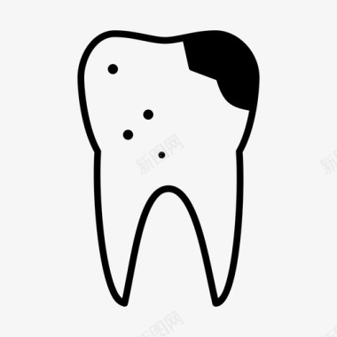 绿色牙齿图标牙齿牙医健康图标图标