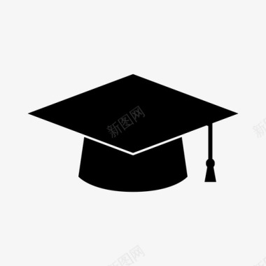 大学标志毕业帽学习鞋帽图标图标