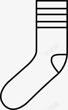 袜子棉袜自行车图标图标