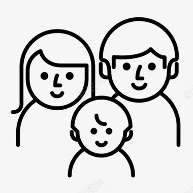家庭的图标家庭夫妻家庭成员图标图标