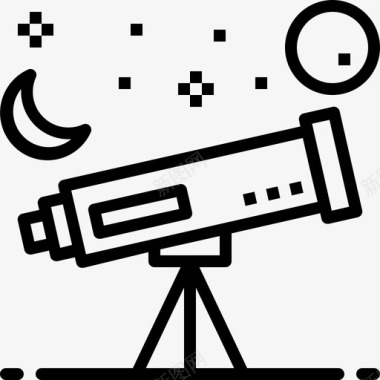 天文学星云行星图标图标