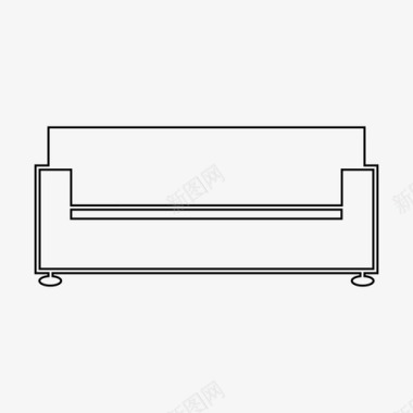 爆款沙发沙发家家庭图标图标