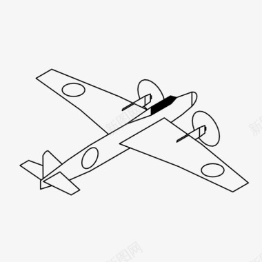 日本代购三菱g4m贝蒂陆军战斗机图标图标