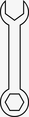 修车扳手维修维修工具扳手图标图标