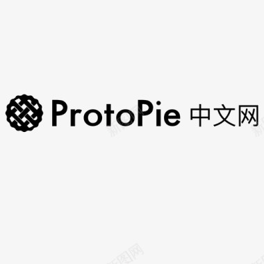 简约蓝紫色Protopie中文网图标