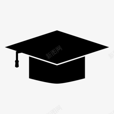 大学标志毕业帽学习鞋帽图标图标