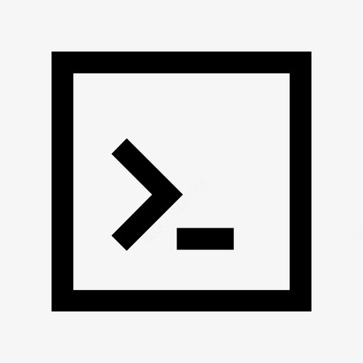 终端代码命令行icon图标免费下载