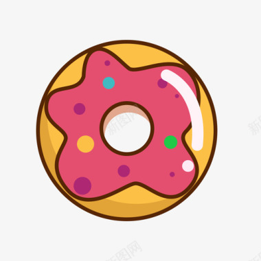 color甜甜圈多彩图标