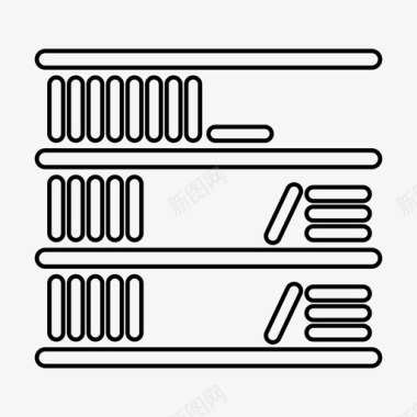 书盒图书馆书藏书图标图标