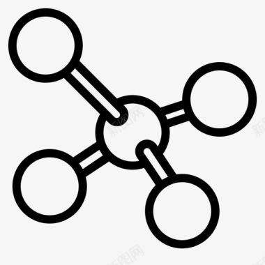 分子环分子化学结构分子结构图标图标