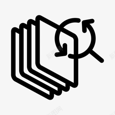 线性图标删除刷新文件重新加载图标图标