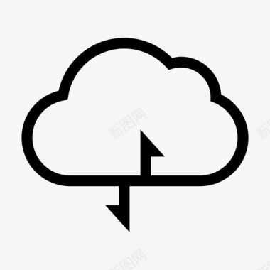 云传输云传输媒体图标图标