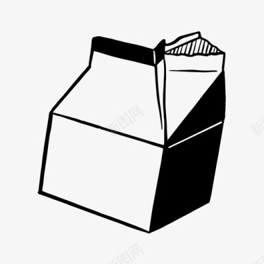 儿童午餐盒饭牛奶盒儿童饮料图标图标