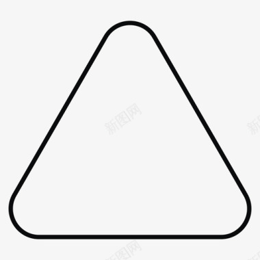 三角形符号三面体图标图标