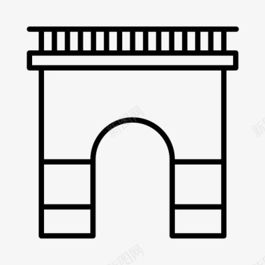 路桥设计铁路桥梁铁路运输图标图标