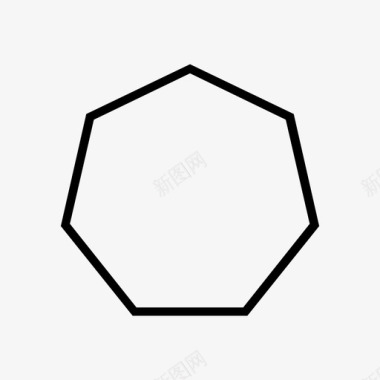 多边形组成七边形多边形七图标图标