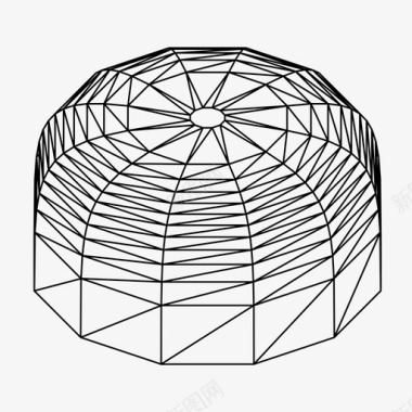 麦当劳三维标志参数化数学曲面图标图标