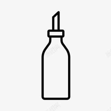 瓶子调味品橄榄油图标图标