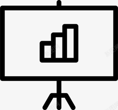 条形矢量演示文稿条形图黑板图标图标