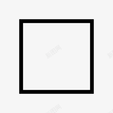 方形长方形四角形图标图标