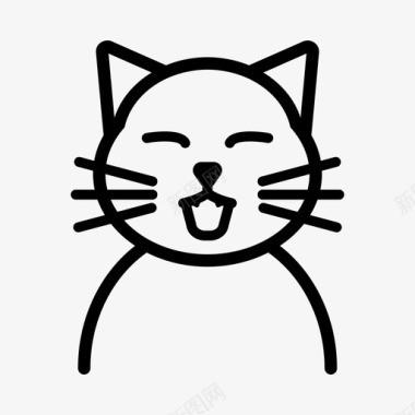 猫脸小猫宠物图标图标